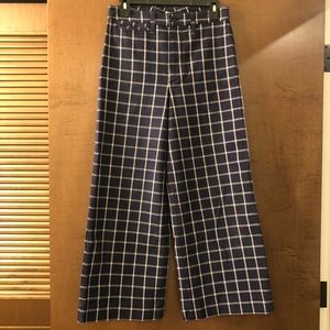 Madewell wide leg crop pants